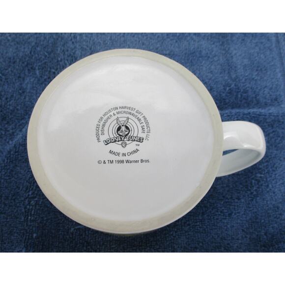 Tweety Bird & Sylvester the Cat Coffee Mug Cup Warner Bros Looney Tunes 1998 - Picture 5 of 6